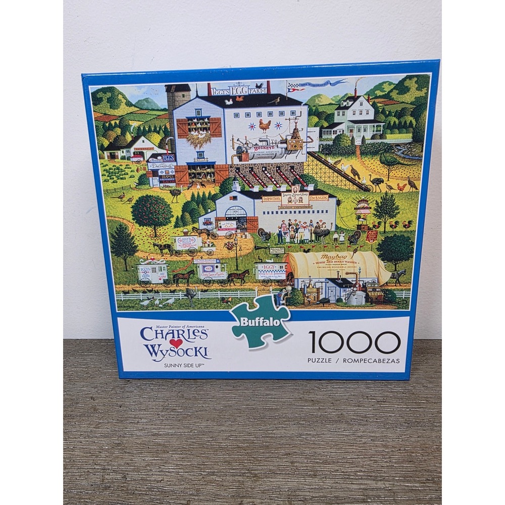 Sunny Side Up - 1000 Piece Jigsaw Puzzle by Charles Wysocki and Buffalo Games